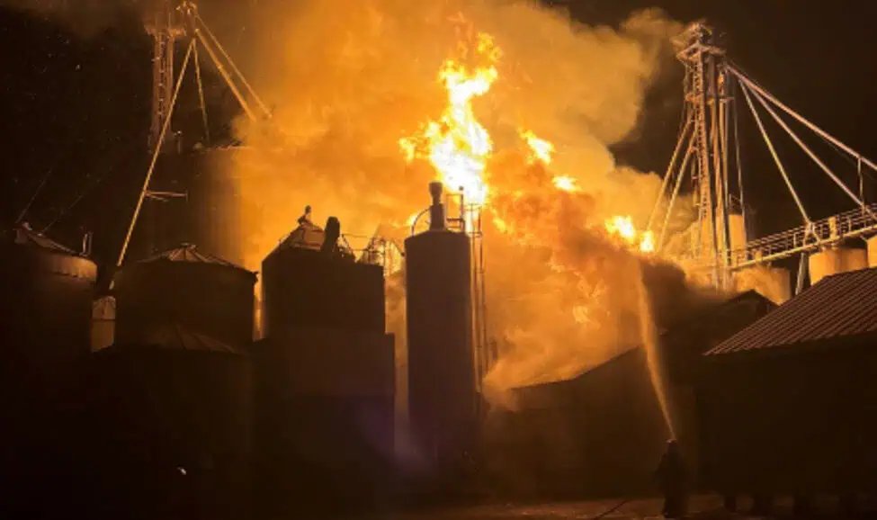 Holdingford Feed Mill fire