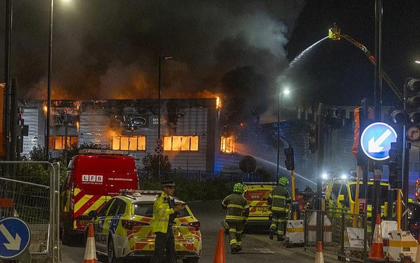 Tottenham Vehicle Maintenance Warehouse Fire Highlights Auto Service Occupancy Risks
