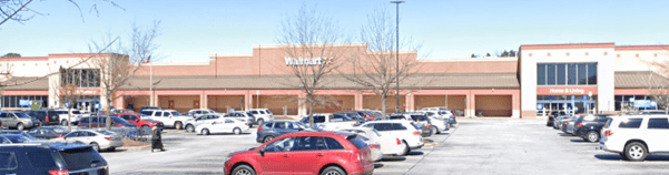 Storefront prior to the large retail fire.