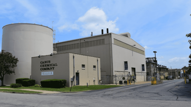 chemical plant prior to the fire